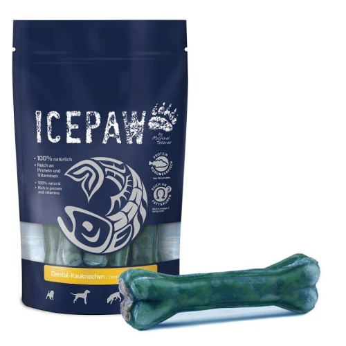 YDOLO ICEPAW Dental- Kauknochen - dentystyczna kość do żucia z szałwią dla psów 4 szt.