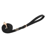 Petstories Elegancka smycz dla psa i kota Velvet Black