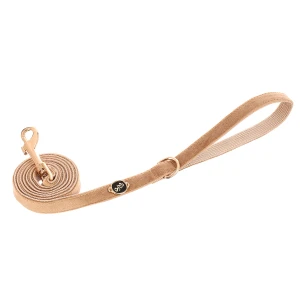 Petstories Elegancka smycz dla psa i kota Velvet Beige